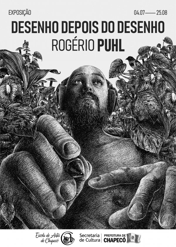 Escola de Artes de Chapecó Promove Exposição com o Ilustrador Rogério Puhl