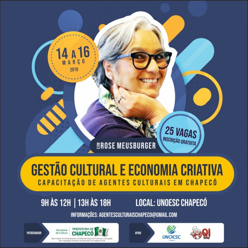 Curso gratuito de Gestão e Economia Criativa