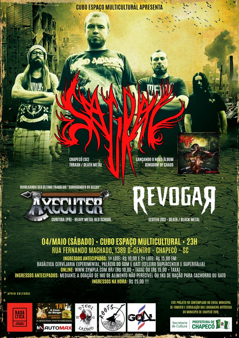THRASH DEATH METAL - LANÇA NOVO ÁLBUM " KINGDOM OF CHAOS "