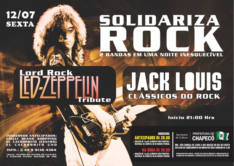 SOLIDARIZA ROCK - Tributo ao Led Zeppelin