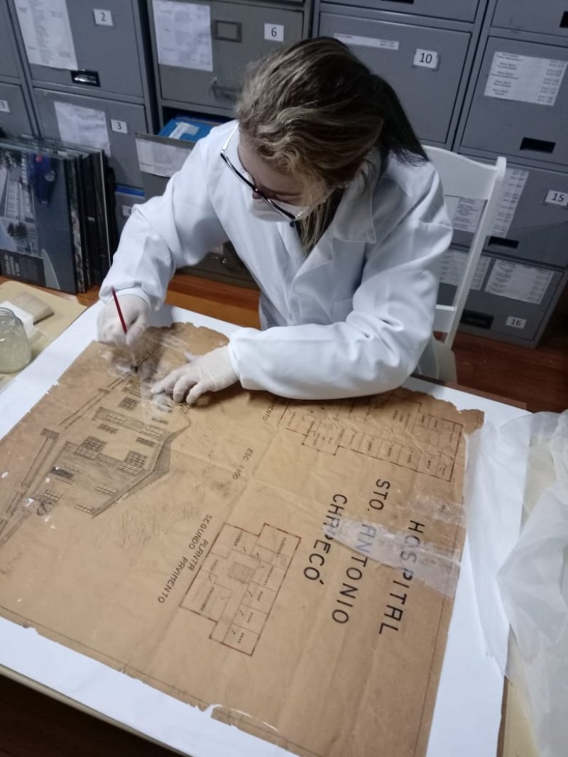 Museu realiza restauração de documento