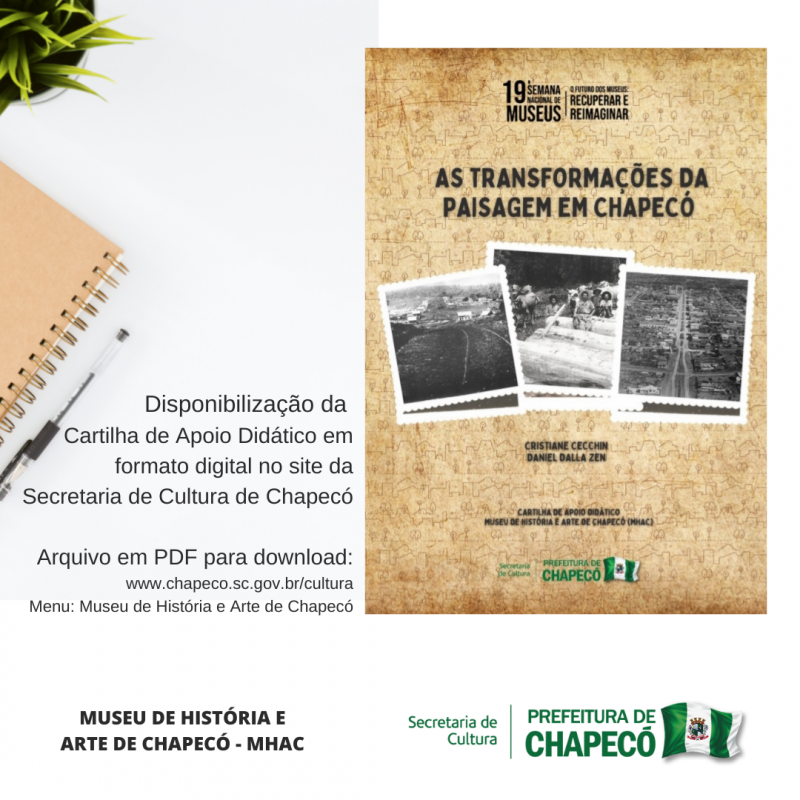 Museu de História e Arte de Chapecó disponibiliza cartilha online para apoio didático