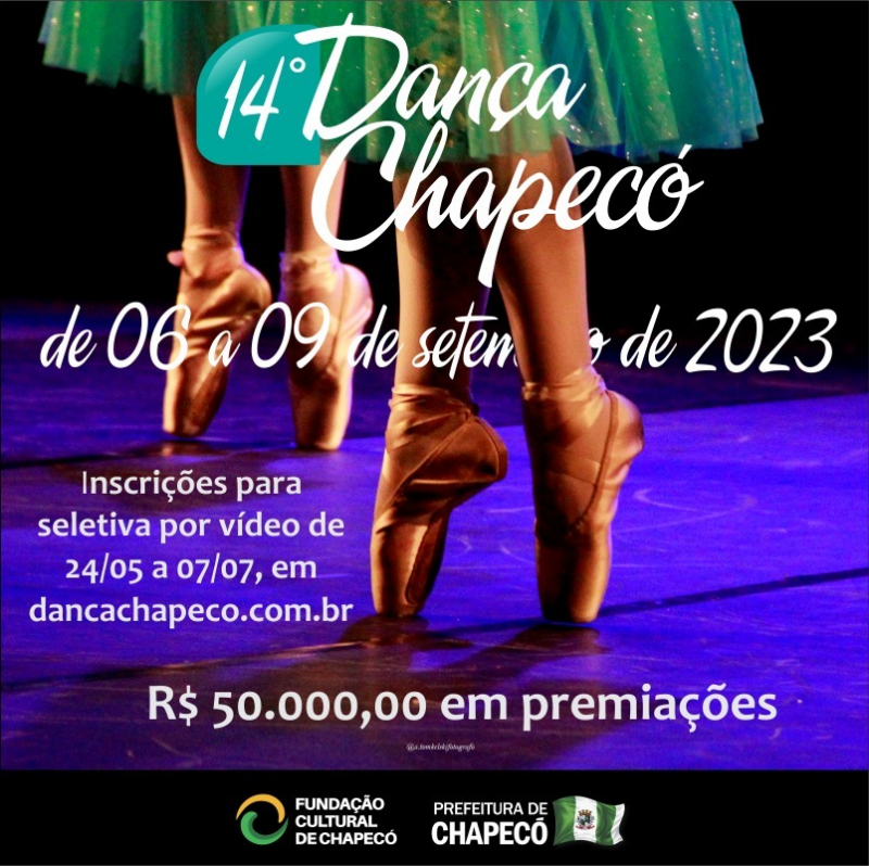 Últimos dias pra inscrições no Dança Chapecó