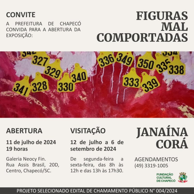 Galeria Neocy Fin receberá a exposição Figuras malcomportadas