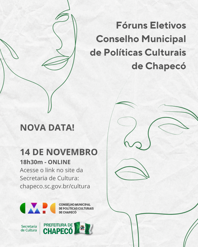 Eleições Conselho Municipal de Políticas Culturais