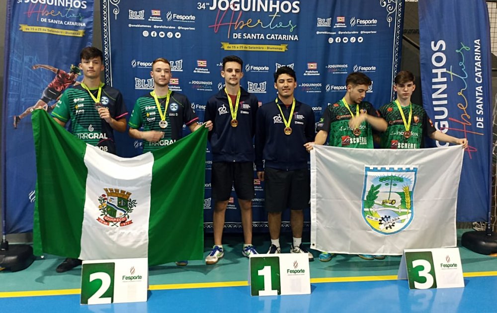 Chapecó conquista três medalhas de Ouro no quarto dia de Joguinhos Abertos  de SC