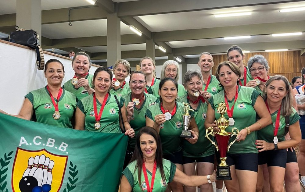 Bolão feminino de Chapecó conquista o terceiro lugar na Taça Santa Catarina