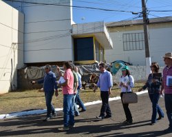 Comissão Central Organizadora inspeciona obras e serviços.