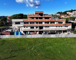 Obras no Centro Multiuso do Loteamento Thiago tamb&eacute;m est&atilde;o adiantadas