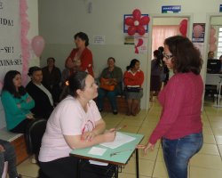 Ações do Outubro Rosa já realizadas em Chapecó