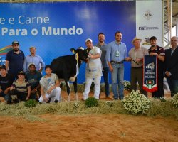 O título de Reservada Campeã Fêmea Jovem ficou com a família Dariva, de Chapecó