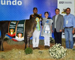 Nelson Eduardo Ziehlsdorff teve e melhor f&ecirc;mea jovem da ra&ccedil;a Jersey