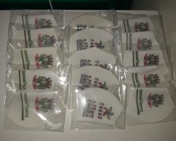 M&aacute;scaras - item do Kit que ser&aacute; entregue &agrave;s crian&ccedil;as e adolescentes. 