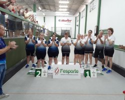 Bocha Feminino ficou em segundo