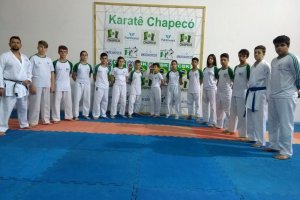 Karatecas disputam estadual em Videira