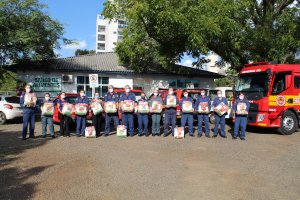 SEASC recebe cestas básicas do Corpo de Bombeiros 