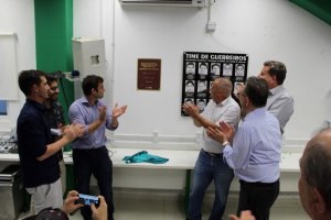 Sala de Imprensa da Arena Cond&aacute; recebe o nome do Radialista Jorge Mattos