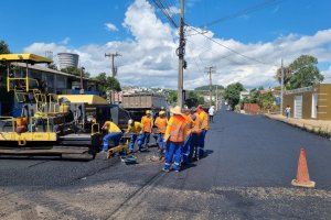 Administração de Chapecó já pavimentou 30 km em 2021