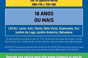 Segunda dose baixa o prazo e tem mais primeira dose