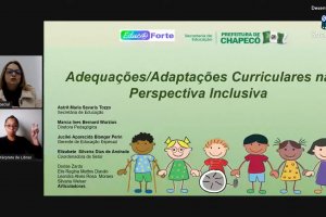 Professores participam de forma&ccedil;&atilde;o sobre adequa&ccedil;&atilde;o/adapta&ccedil;&atilde;o curricular