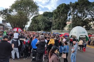Aproximadamente cinco mil pessoas estiveram no �Cidade em Movimento�
