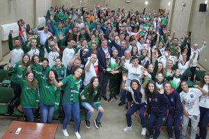 Esporte de Chapec&oacute; comemora t&iacute;tulo in&eacute;dito dos Joguinhos Abertos