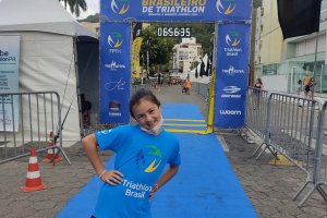 Atleta Chapecoense &eacute; vice no Campeonato Brasileiro Infantil de Triathlon