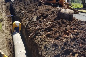 Superintendência da Efapi realiza troca de tubulação