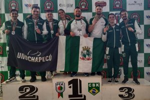 Equipe de Chapec&oacute; participou na 25&ordf; Ta&ccedil;a Santa Catarina de Karat&ecirc;