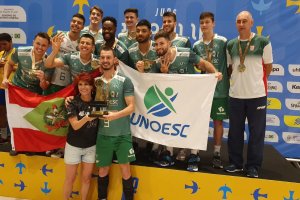 V&ocirc;lei de Chapec&oacute; &eacute; tetra nos Jogos Universit&aacute;rios Brasileiros