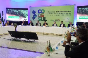 Chapec&oacute; sediou encontro dos governadores do Codesul