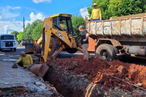 Superintend&ecirc;ncia da Grande Efapi realiza obras de tubula&ccedil;&atilde;o