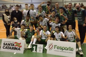 Vôlei masculino de Chapecó vence etapa regional dos Joguinhos