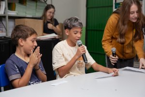 Podcast movimenta os hor&aacute;rios de intervalo na EBM Jacob Gisi