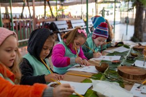 Professora de Arte da Educa&ccedil;&atilde;o Infantil prop&otilde;e trabalho com tintas naturais