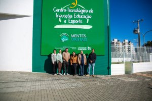 Centro Multiuso recebe visita t&eacute;cnica da Equipe da Secretaria de Educa&ccedil;&atilde;o de Xanxer&ecirc;