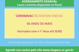 Vacina: datas para segunda, terceira e quarta doses s&atilde;o atualizadas