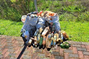 Mutir&atilde;o de limpeza do Lajeado S&atilde;o Jos&eacute; recolheu 770kg de material