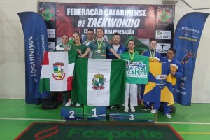 Taekwondo conquista duas medalhas de Ouro no &uacute;ltimo dia de Joguinhos Abertos de SC
