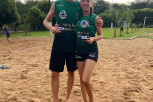 V&ocirc;lei de praia conquista bronze em S&atilde;o Carlos