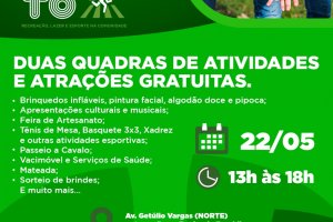 Get&uacute;lio ter&aacute; quadras fechadas no domingo, para �Cidade em Movimento�