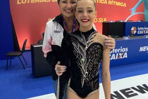 Ginasta chapecoense est&aacute; entre as quatro melhores do Brasil