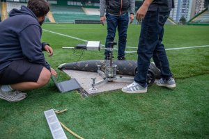 Gramado da Arena Cond&aacute; passa por teste FIFA para receber jogos internacionais