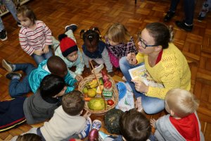 Projeto de alimentação saudável é desenvolvido no CEIM Pequenos Heróis