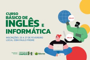 Cursos de inform&aacute;tica e Ingl&ecirc;s s&atilde;o ofertados na EBM Paulo Freire