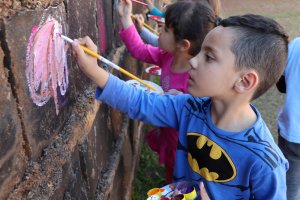 Alunos viram artistas no CEIM