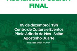 Audi&ecirc;ncia final da revis&atilde;o do Plano Diretor &eacute; transferida para segunda-feira