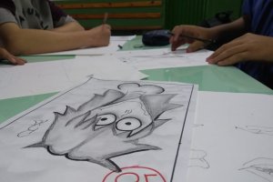 Alunos aprendem sobre Caricaturas com o objetivo de incentivar a criatividade 