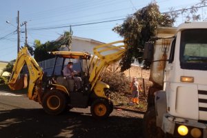 Cronograma semanal de ações de infraestrutura nos Bairros, Interior e Escolas do Município