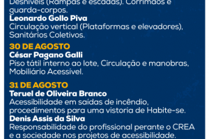 COMDE promove ciclo de debates sobre acessibilidade